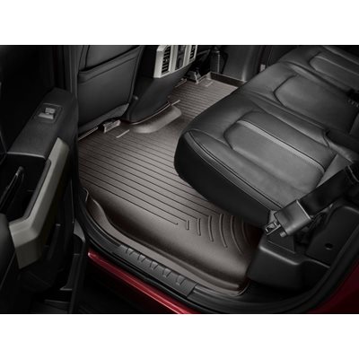 WEATHERTECH FORD F150 CREW (15-22) REAR W / FRT BUCKETS COCOA